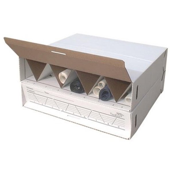 Advanced Organizing Systems Advanced Organizing Systems TrussFile25 Modular Stackable Roll Storage Up to 24 in. Length TrussFile25